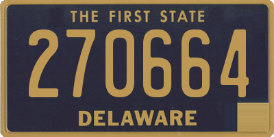 DE license plate 270664