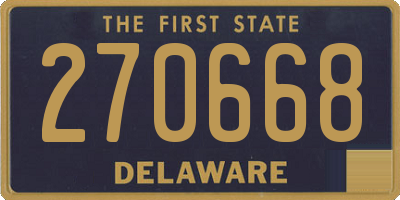 DE license plate 270668
