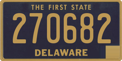 DE license plate 270682