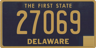 DE license plate 27069