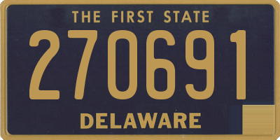 DE license plate 270691
