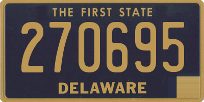 DE license plate 270695