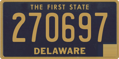 DE license plate 270697