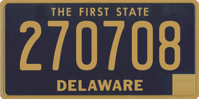 DE license plate 270708
