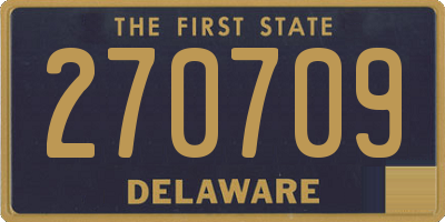 DE license plate 270709
