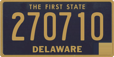 DE license plate 270710