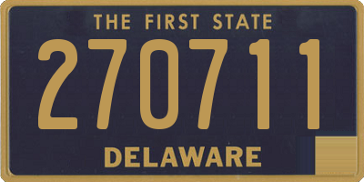 DE license plate 270711