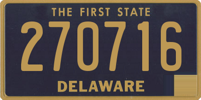 DE license plate 270716