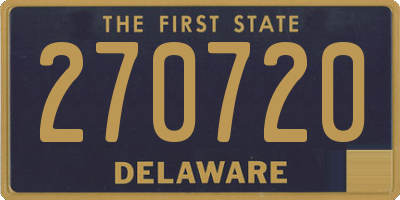 DE license plate 270720
