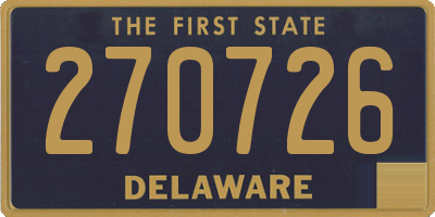 DE license plate 270726