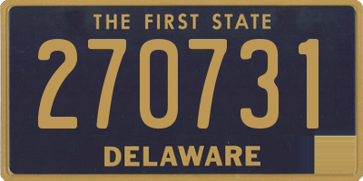 DE license plate 270731