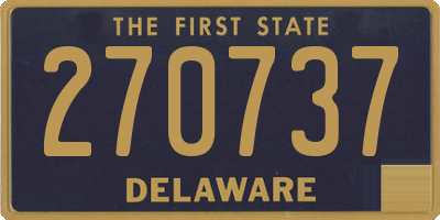 DE license plate 270737