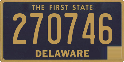DE license plate 270746