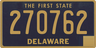 DE license plate 270762