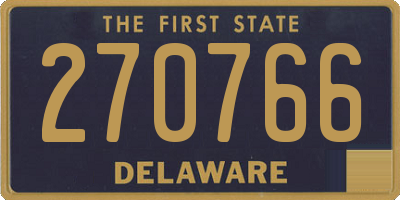 DE license plate 270766