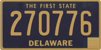 DE license plate 270776