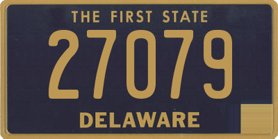 DE license plate 27079