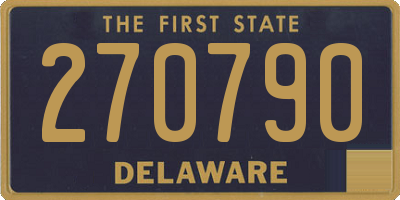 DE license plate 270790