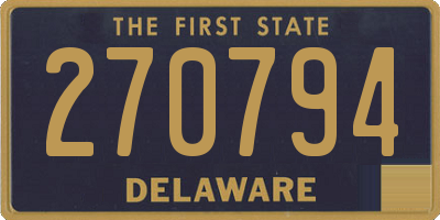 DE license plate 270794