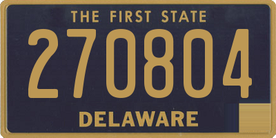 DE license plate 270804