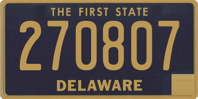 DE license plate 270807