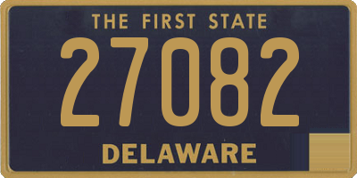 DE license plate 27082