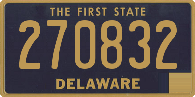 DE license plate 270832