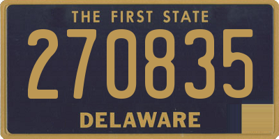 DE license plate 270835