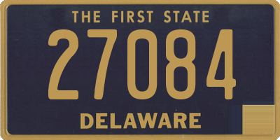 DE license plate 27084