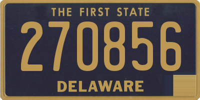 DE license plate 270856