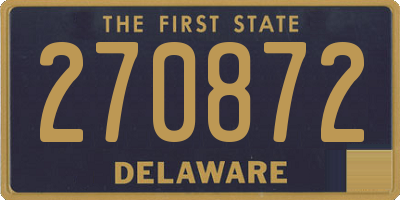 DE license plate 270872