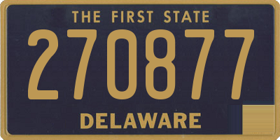DE license plate 270877