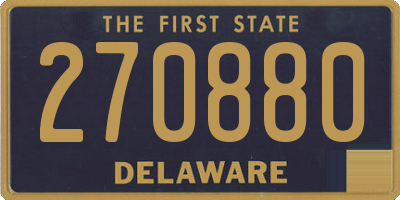 DE license plate 270880