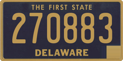 DE license plate 270883