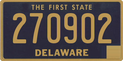 DE license plate 270902