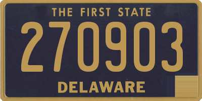 DE license plate 270903