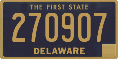 DE license plate 270907
