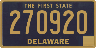 DE license plate 270920