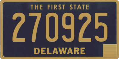 DE license plate 270925