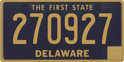 DE license plate 270927