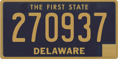 DE license plate 270937