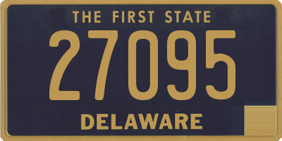 DE license plate 27095