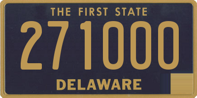 DE license plate 271000