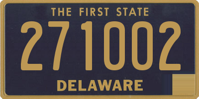 DE license plate 271002