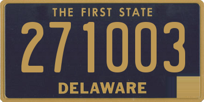 DE license plate 271003