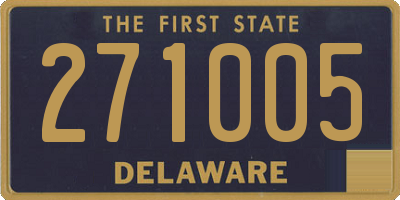 DE license plate 271005