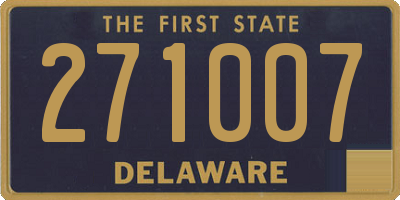 DE license plate 271007
