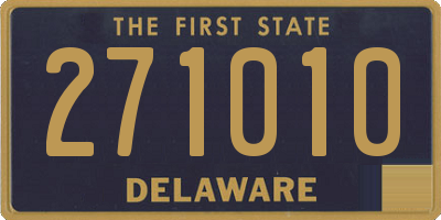 DE license plate 271010