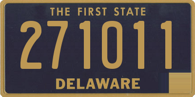 DE license plate 271011