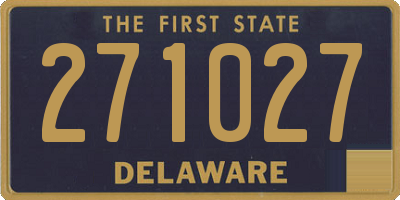 DE license plate 271027